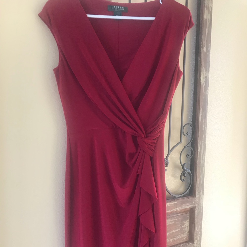 NWOT LAUREN Stretch Jersey Dress - Size 4